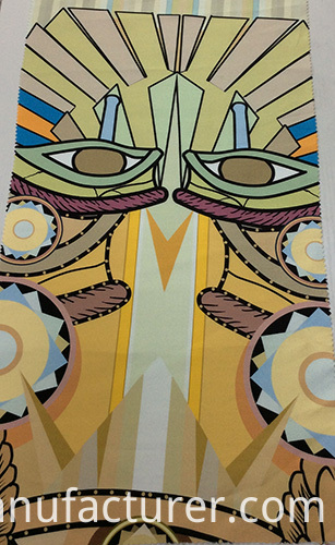 Polyester Printed Twill Fabric for Dress/ Skirt/ Home Textiles
